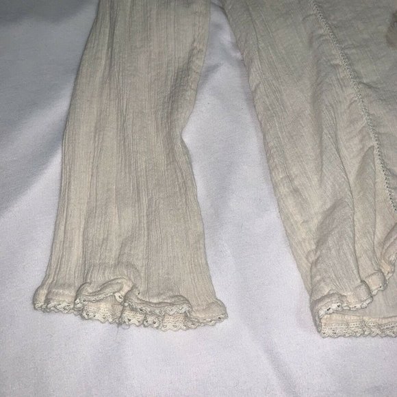 Billabong Boho Long Sleeves Button Up Top Size L - Picture 3 of 7